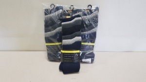 10 X BRAND NEW PACKS OF 3 CONTAINING 7 SOCKS IN EACH PACK MATALAN MENS SOCKS SIZE 12/14