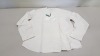 24 X BRAND NEW TOPMAN SELECTED HOMME BONE WHITE ORGANIC SHIRTS SIZE M RRP £34.99 (TOTAL RRP £840.00)