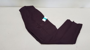 21 X BRAND NEW BURTON MENSWEAR SLIM BURGUNDY TROUSERS IN VARIOUS SIZES