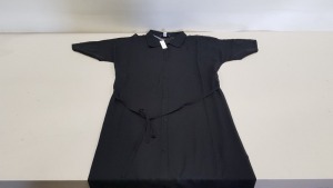 30 X BRAND NEW TOPSHOP BLACK BUTTONED DRESSES SIZE MEDIUM RRP £29.00 (TOTAL RRP £870.00)