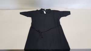 30 X BRAND NEW TOPSHOP BLACK BUTTONED DRESSES SIZE SMALL RRP £29.00 (TOTAL RRP £870.00)