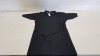 30 X BRAND NEW TOPSHOP BLACK BUTTONED DRESSES SIZE XS RRP £29.00 (TOTAL RRP £870.00)