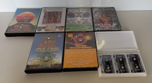 40 X COMPLETE BOXED SET OF CASSETTES IE ACCELORATED CULTURE PART 3, 7 AND 13, DÉJÀ VU AND SLAMMING VINYL
