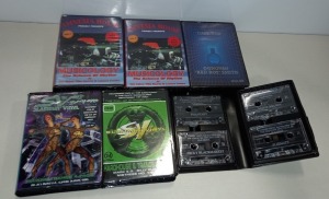 40 X COMPLETE BOXED SET OF CASSETTES IE HYSTERIA DRUM AND BASS SET VOLUME NUMBER 40,41,42,44 AND BREAKING SCIENCE VOL 3 ETC