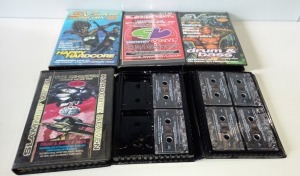 60 X INCOMPLETE BOXED SET OF CASSETTES IE HAPPY HARDCORE , SLAMMING VINYL , HELTER SKELTER HUMAN NATURE AND HARDCORE HEAVENS ETC