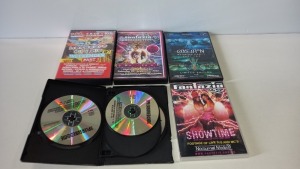 50 X BOXED CDS SETS TO INCLUDE FANTAZIA RESSERECTION , FANTAZIA WINTER WONDERLAND , FANTAZIA OLD SKOOL AND FANTAZIA BIG BANG 2 ETC