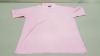 50 X BRAND NEW PAPINI SOFT PINK POLO SHIRTS SIZE LARGE