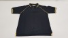50 X BRAND NEW PAPINI NAVARA BLACK AND GOLD POLO SHIRTS SIZE 11-10 YEARS