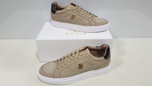 8 X BRAND NEW SIK SILK IN BEIGE GHOST TRAINERS - SIZE UK 9