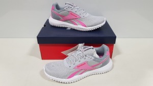 10 X BRAND NEW REEBOK FLEXAGON ENERGY TRAINERS IN GREY AND PINK - SIZE UK 6