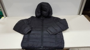 12 X BRAND NEW JACK AND JONES JEMAGIC PUFFER JACKET WITH HOOD - IN SIZE 10 YEARS