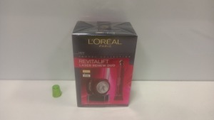 15 X BRAND NEW LOREAL PARIS REVITALIFT LASER RENEW DUO (DAY + EYE) TRAVEL COLLECTION TRIPLE ACTION WITH ADVANCED ANTI-AGEING - 15 / 50ml