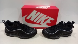 3 X BRAND NEW NIKE BLACK AIR MAX 98 TRAINERS - SIZE UK 5