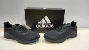 5 X BRAND NEW ADIDAS DURAMO SL BLACK RUNNING TRAINERS - SIZE UK 8