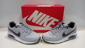 5 X BRAND NEW NIKE AIR MAX COMMAND LEATHER GREY & BLACK TRAINERS - SIZE UK 8.5
