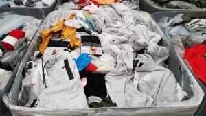 FULL PALLET OF F&F CLOTHING - ALL STORE PULLS / DAMAGED GOODS TO INCLUDE- PLAIN TOPS , JEANS, KIDS TOPS , MENS BOXERS AND NIGHTWEAR ETC - PLEASE NOTE SOME ITEMS STILL HAVE SECURITY TAGS ON BUT CAN BE REMOVED WITH MAGNETIC DETAGGER.