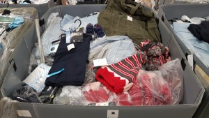 FULL PALLET OF F&F CLOTHING - ALL STORE PULLS / DAMAGED GOODS TO INCLUDE- BOYS TRUNKS , WOMAND JEANS , WOMANS JACKETS, BOYS SCHOOL PANTS , KIDS SOCKS ETC - PLEASE NOTE SOME ITEMS STILL HAVE SECURITY TAGS ON BUT CAN BE REMOVED WITH MAGNETIC DETAGGER.