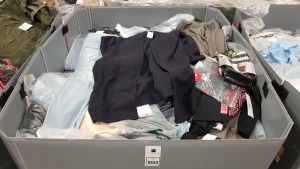 FULL PALLET OF F&F CLOTHING - ALL STORE PULLS / DAMAGED GOODS TO INCLUDE- WOMANS JEGGINGS , BOYS TRUNKS , MENS TOPS , SWEATSHIRTS , WOMANS JACKETS , MENS WOVEN BOXERS , BOYS PYJAMAS ETC - PLEASE NOTE SOME ITEMS STILL HAVE SECURITY TAGS ON BUT CAN BE RE