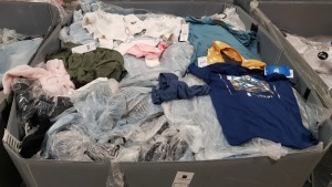 FULL PALLET OF F&F CLOTHING - ALL STORE PULLS / DAMAGED GOODS TO INCLUDE- WOMANS JEGGINGS , BOYS TRUNKS , BABY JUMPERS , , BOYS TROUSERS , MENS PLAIN TOPS - PLEASE NOTE SOME ITEMS STILL HAVE SECURITY TAGS ON BUT CAN BE REMOVED WITH MAGNETIC DETAGGER.