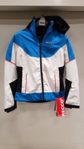 1 X BRAND NEW NEVICA WHITE AND BLUE SKI WHISTLER JACKET -IN (SIZE XS)