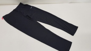 50 X BRAND NEW LA GEAR LADIES JOGGERS WITH ADJUSTABLE WAISTBAND IN ALL BLACK ( SIZE UK 14 )