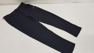 50 X BRAND NEW LA GEAR LADIES JOGGERS WITH ADJUSTABLE WAISTBAND IN ALL BLACK ( SIZE UK 14 )