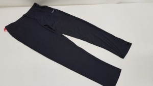 50 X BRAND NEW LA GEAR LADIES JOGGERS WITH ADJUSTABLE WAISTBAND IN ALL BLACK ( SIZE UK 12 )