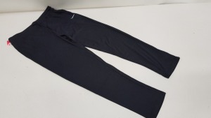35 X BRAND NEW LA GEAR LADIES JOGGERS WITH ADJUSTABLE WAISTBAND IN ALL BLACK ( SIZE UK 10 )