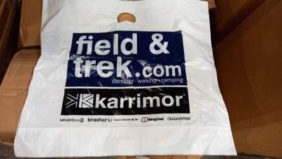 3750 X FIELD & TREK LARGE CARRIER BAGS - IN 5 CARTONS (5 X 750)