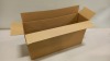 FULL PALLET OF CARDBOARD BOXES - 750 X 220 X 400 MM - APPROX 350