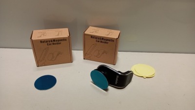 135 X BRAND NEW ROTARY MAGNETIC CAR HOLDERS