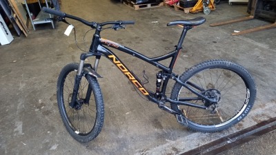 NORCO FLUID 19 MOUNTAIN BIKE WITH FULL ROCK SHOX SUSPENSION
