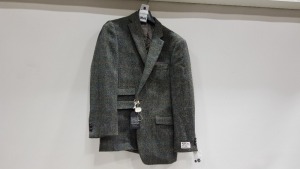 BRAND NEW HARRIS TWEED MID KHAKI JACKET - SIZE 40'