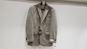 BRAND NEW HARRIS TWEED LIGHT OLIVE JACKET - SIZE 40