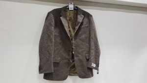 BRAND NEW HARRIS TWEED DARK GREY JACKET - SIZE 40