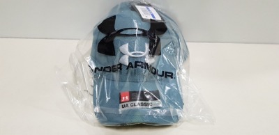 17 X BRAND NEW UNDER ARMOUR TURQUOISE HATS SIZE M/L