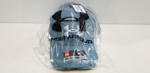 14 X BRAND NEW UNDER ARMOUR TURQUOISE HATS SIZE XL/XXL