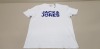 22 X BRAND NEW JACK & JONES WHITE LOGO T SHIRTS SIZE XXL RRP £10.00 (TOTAL RRP £220.00)