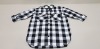 30 X BRAND NEW NEW LOOK CHEQUERED BUTTONED SHIRTS UK SIZE 12