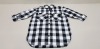 30 X BRAND NEW NEW LOOK CHEQUERED BUTTONED SHIRTS UK SIZE 8