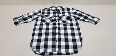 30 X BRAND NEW NEW LOOK CHEQUERED BUTTONED SHIRTS UK SIZE 10