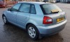 BLUE AUDI A3 SE. Reg : NT02 PFK, Mileage : 96,016 Details: FIRST REGISTERED 26/6/2002 1600CC 1 KEY CLIMATE CONTROL MOT UNTIL 12 AUGUST 2022 FULL SERVICE HISTORY V5 - 3