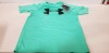 18 X BRAND NEW UNDER ARMOUR BOYS T SHIRTS IN GREEN SIZE YOUTH XL