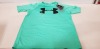 16 X BRAND NEW UNDER ARMOUR BOYS T SHIRTS IN GREEN SIZE YOUTH LARGE