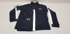 7 X BRAND NEW MENS UNDER ARMOUR BLACK AND WHITE FULL TRACKSUIT INCLUDING TOP AND BOTTOMS SIZE LARGE