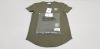 20 X BRAND NEW SIKSILK SHORT SLEEVED GYM TEES IN KHAKI SIZE MEDIUM