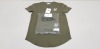 25 X BRAND NEW SIKSILK SHORT SLEEVED GYM TEES IN KHAKI SIZE LARGE