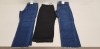 20 PIECE MIXED TOPSHOP JEAN LOT CONTAINING STRAIGHT JEANS, HAYDEN JEANS AND MOM JEANS ETC