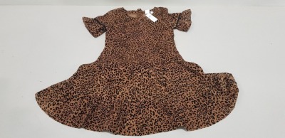 22 X BRAND NEW GAP KIDS LEOPARD PRINT DRESSES IN SIZE LARGE RRP £39.95 (TOTAL RRP £878.00)