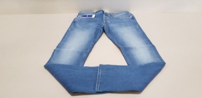 20 X BRAND NEW JACK & JONES ORIGINALS BLUE DENIM JEANS IN SIZE 36/32 RRP £30.00 (TOTAL RRP £600.00)